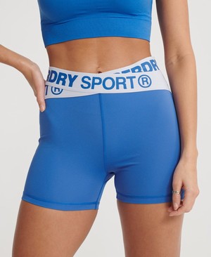 Superdry Training Cross Női Rövidnadrág Kék | JGUWX5809